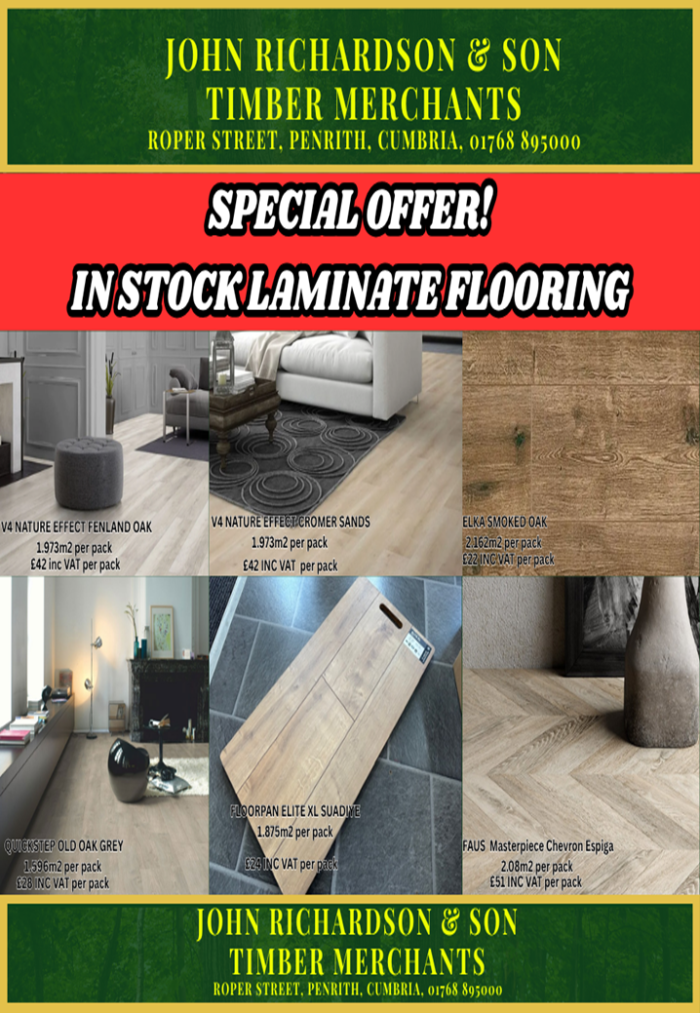 WHEN IT'S GONE, IT'S GONE - SPECIAL OFFER ON FLOORING